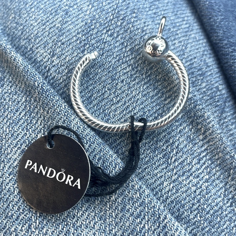 Pandora Silver Rope Texture Pendant - Picture 4 of 5